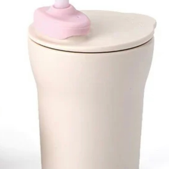 NIB Miniware Pink & Cream Sip & Snack Set - Picture 4 of 4